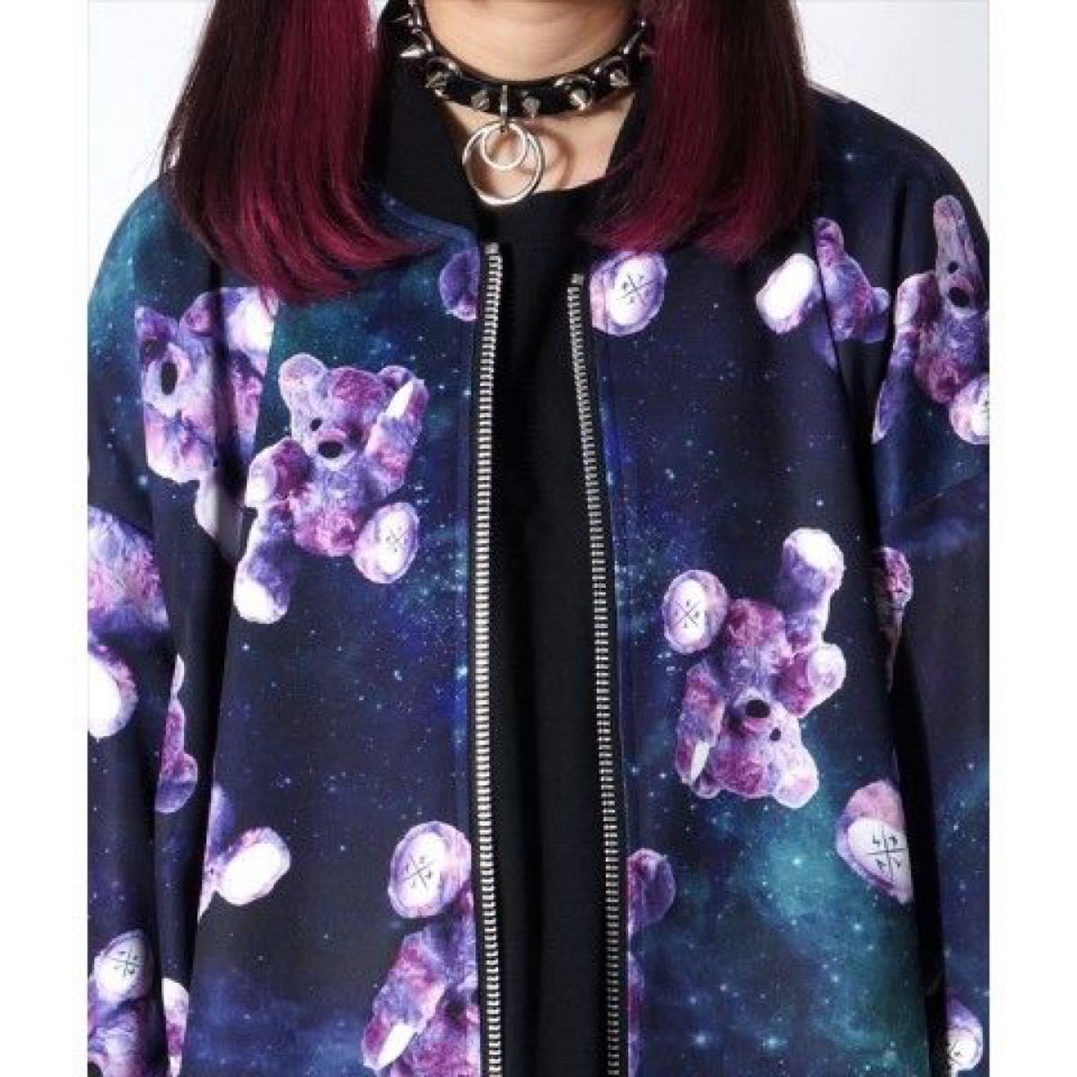TRAVAS TOKYO Patterned All Over Zip Blouson 宇宙柄 ブルゾン TRAVAS TOKYO Patterned All Over Zip Blouson 宇宙柄 ブルゾン
