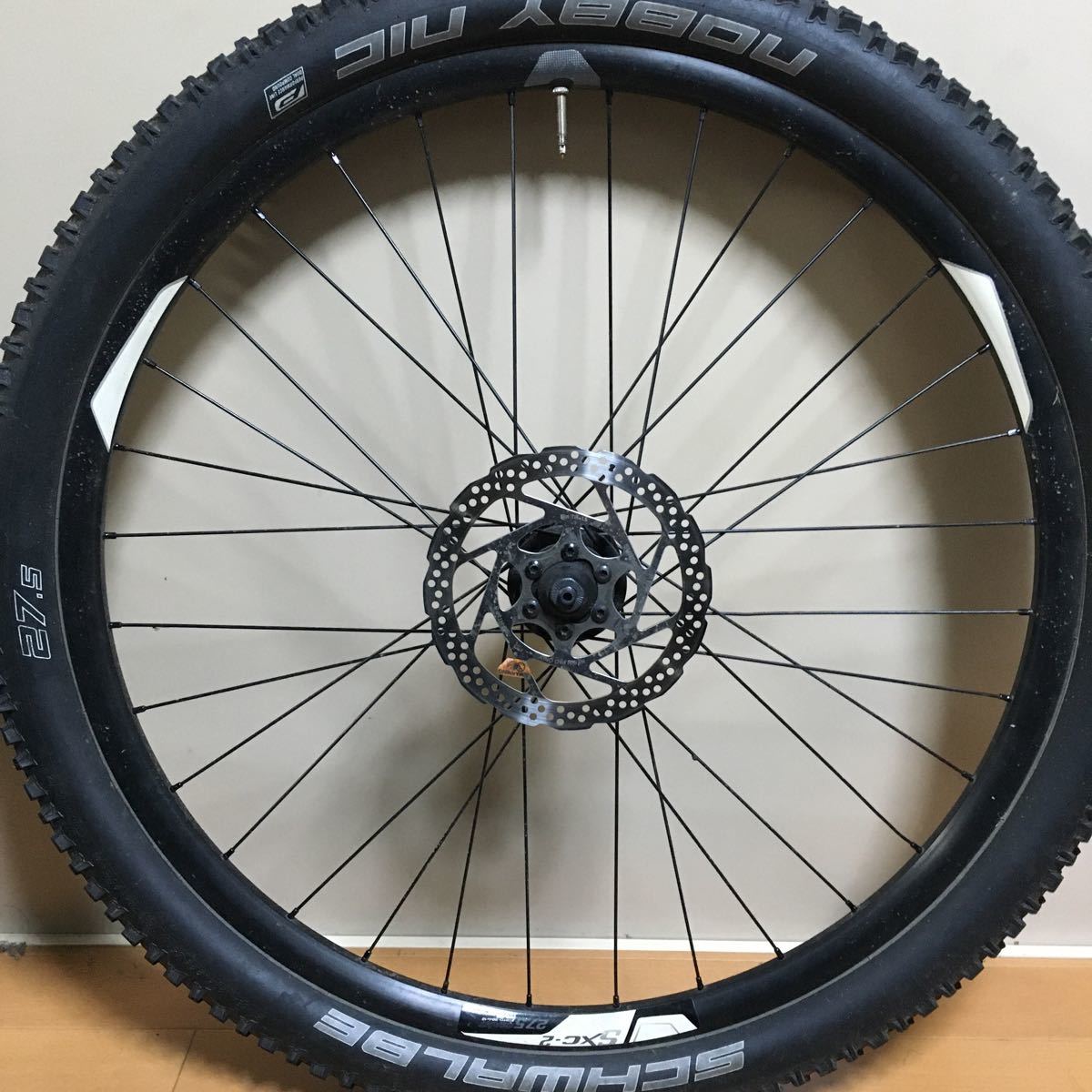 27 5インチホイール GIANT SXC-2 前後セット タイヤ・ローター付 27 5インチホイール GIANT SXC-2 前後セット タイヤ・ローター付