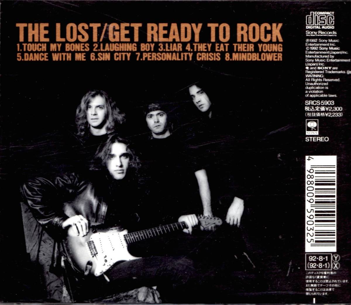 ザ・ロスト THE LOST / GET READY TO ROCK LIVE IN JAPAN　国内盤　帯無し_画像2