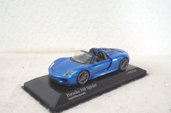 ミニチャンプス ポルシェ 918 Spyder 2013 1/43 ミニカー