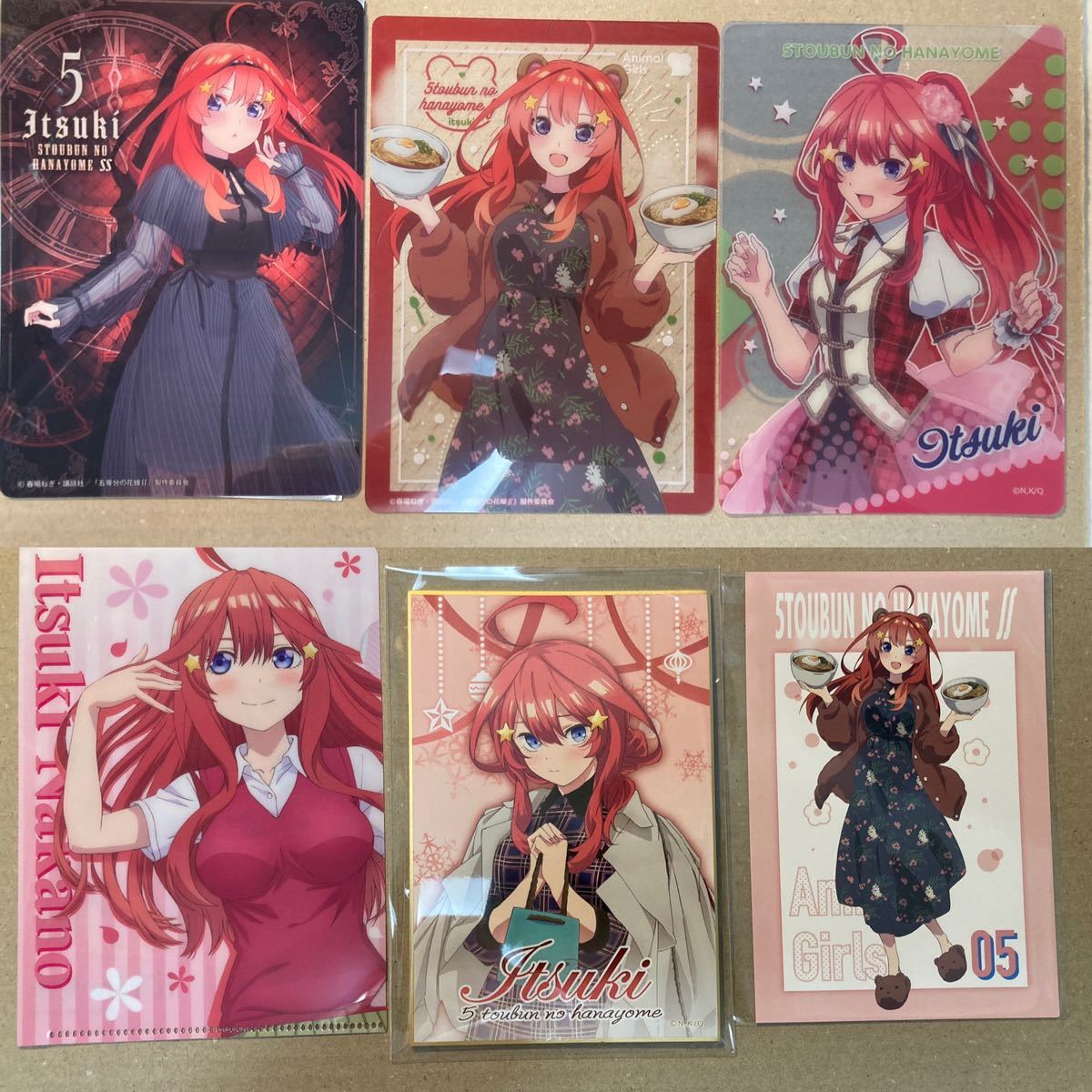 Paypayフリマ 五等分の花嫁 五月 6点セット ブラインドコレクションシート ミニ色紙 ポストカード ミニクリアファイル きゃらっとくじ Paypayフリマ 五等分の花嫁 五月 6点セット ブラインドコレクションシート ミニ色紙 ポストカード ミニクリアファイル きゃらっとくじ