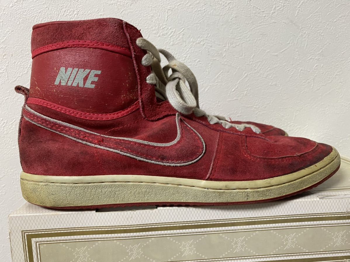 1985 NIKE SUPREME SUEDE OG RED US11.5