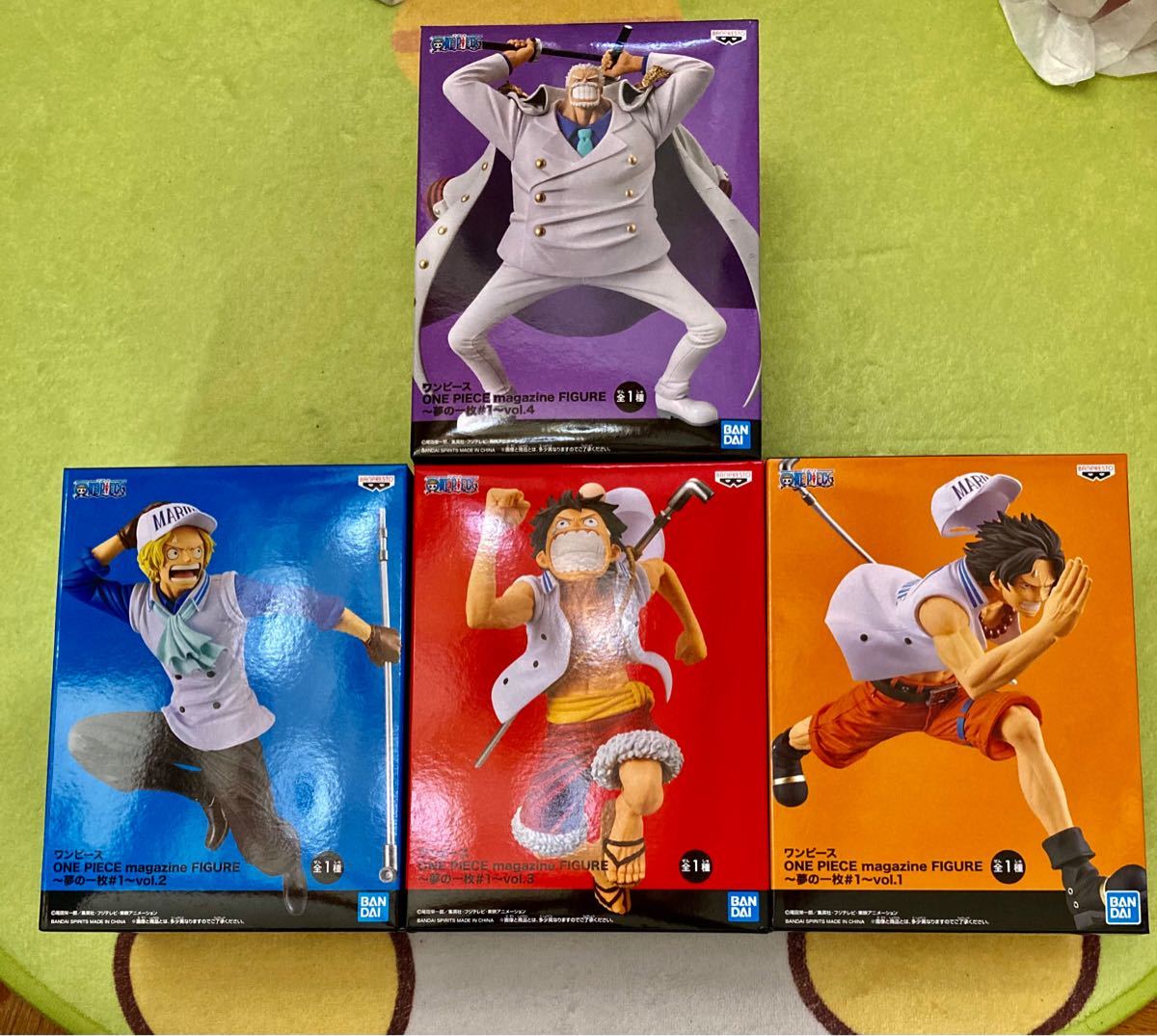 ワンピース ONE PIECE magazine FIGURE 夢の一枚 フィギュア4種 ワンピース ONE PIECE magazine FIGURE 夢の一枚 フィギュア4種