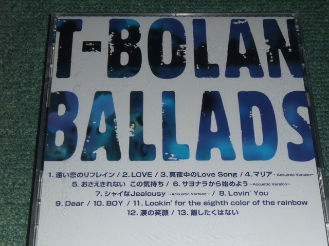  ★即決★CD【T-BOLAN/BALLADS】マリア,サヨナラから始めよう,離したくはない■_画像2