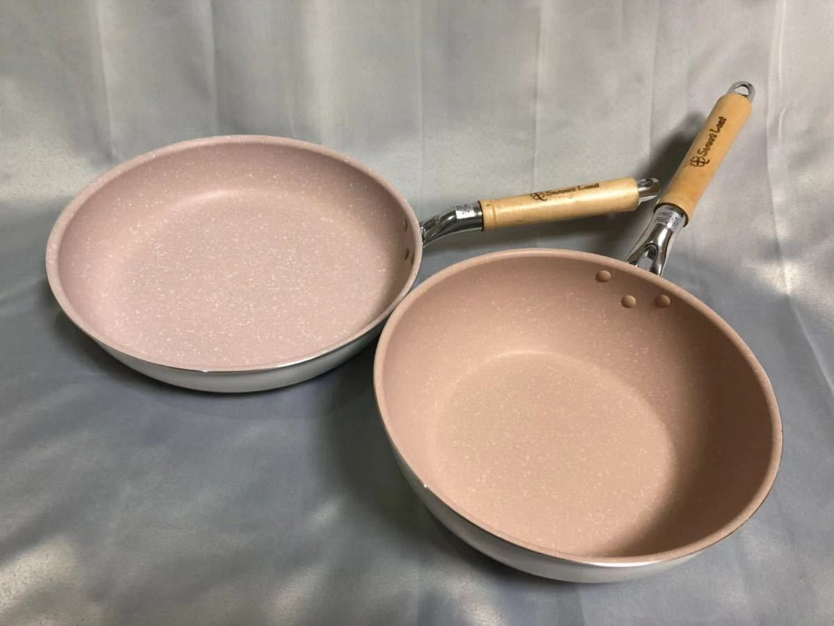 Paypayフリマ 超可愛いピンクフッ素マーブル フライパン28cm 深型フライパン24cmセット Paypayフリマ 超可愛いピンクフッ素マーブル フライパン28cm 深型フライパン24cmセット