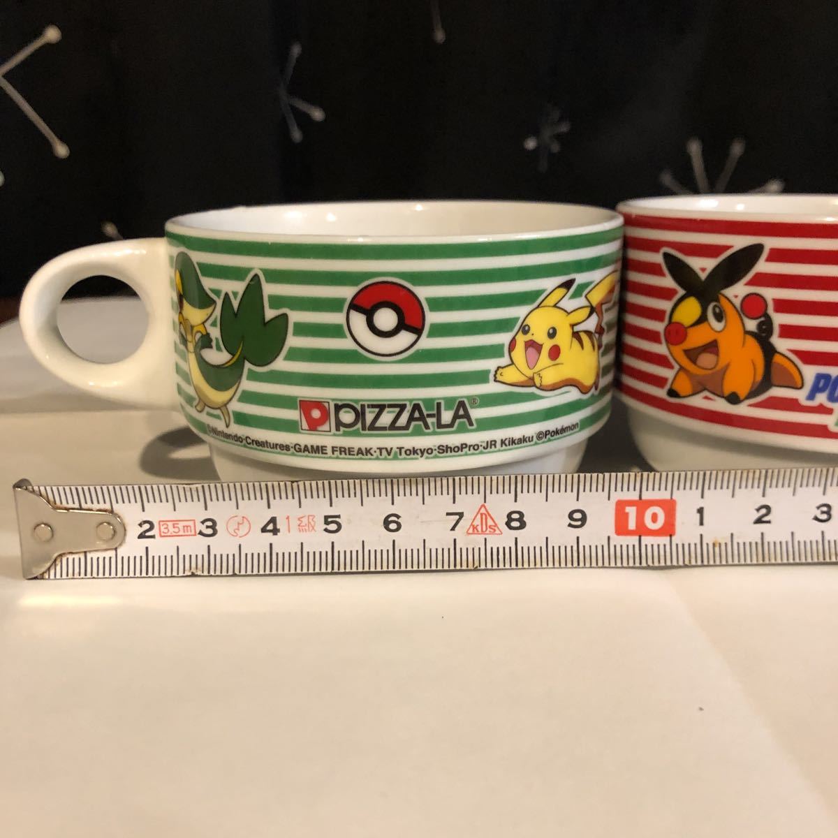 ポケモン ピザーラ コラボ商品 マグカップ ペアCOLLECTION ピカチュウ 中古品