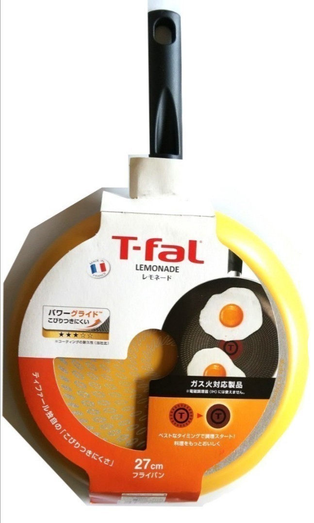 未使用　ティファール　フライパン　２７㎝　ガス火対応製品　IH不可　T-fal　送料無料