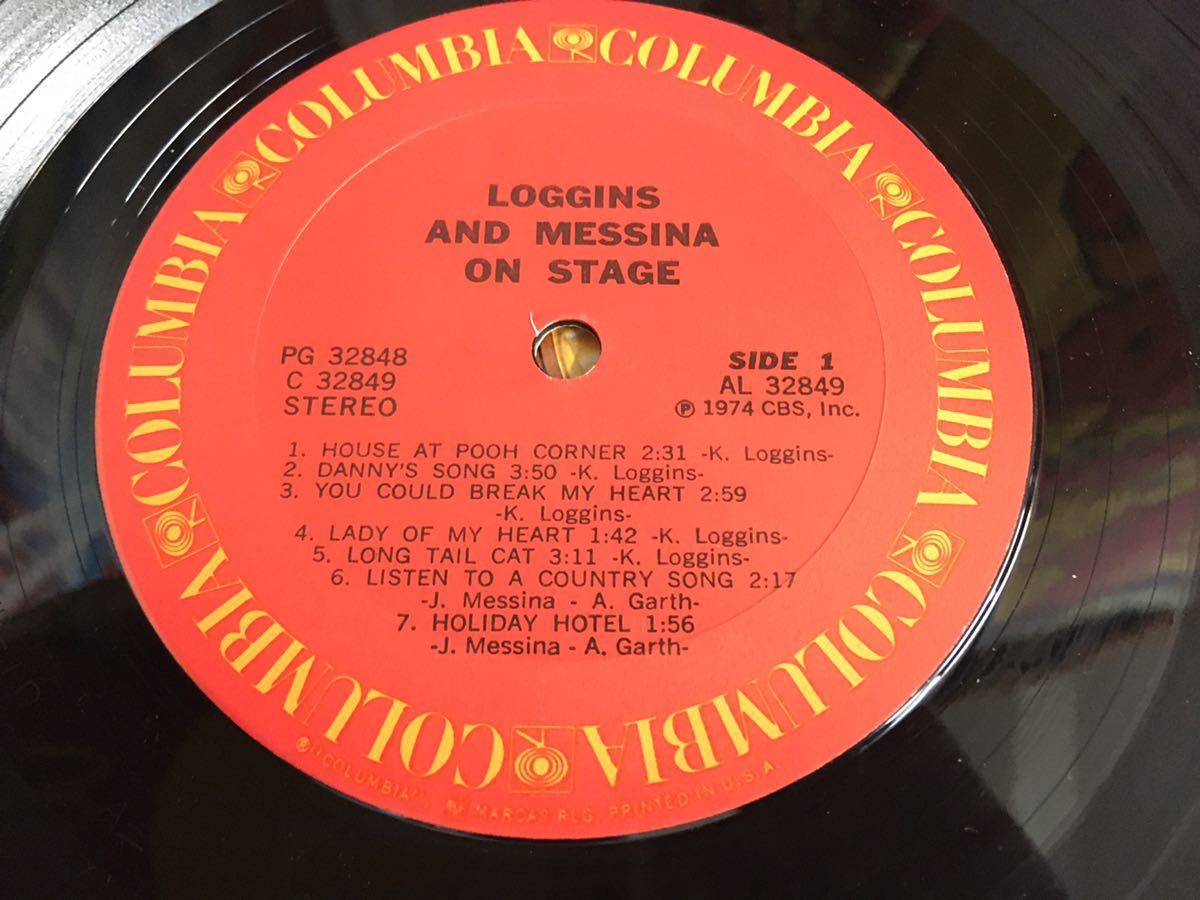 Loggins＆Messina★中古2LP/USオリジナル盤「ロギンス＆メッシーナ～On Stage」_画像4