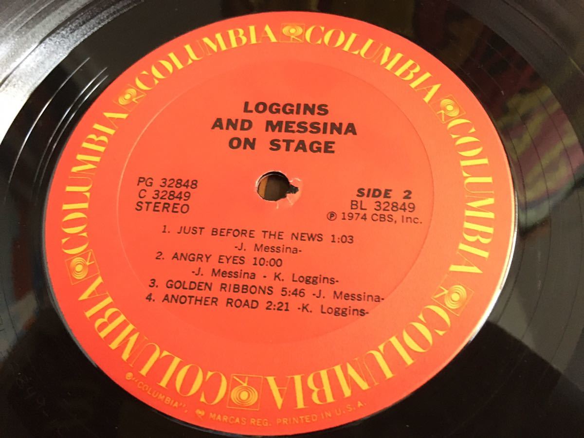 Loggins＆Messina★中古2LP/USオリジナル盤「ロギンス＆メッシーナ～On Stage」_画像5