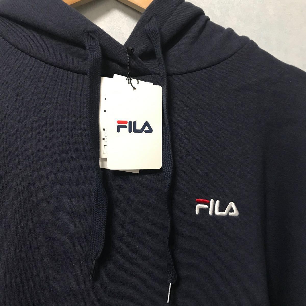 【新品】フィラ FILA ロゴ  パーカー ネイビー　スウェット スウェットパーカー Hooded Logo