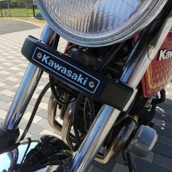 Z1 Z2 KZ1000MKII ステムエンブレム ステー セット PMC 新品 Z1 Z2 KZ1000MKII ステムエンブレム ステー セット PMC 新品