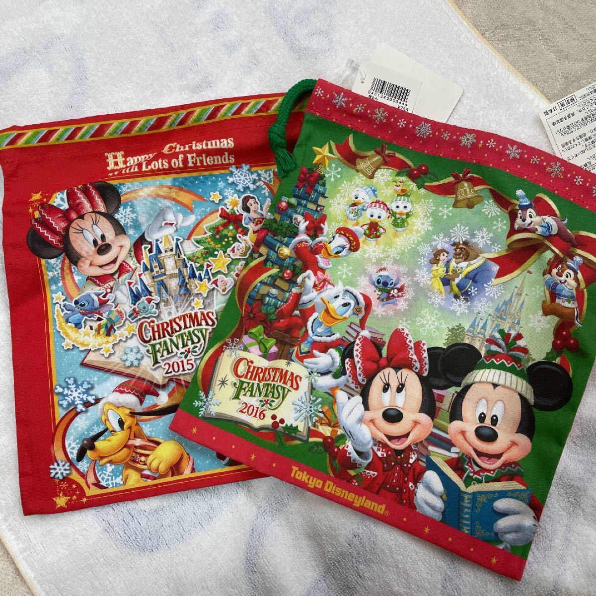 Paypayフリマ 東京ディズニーランド 巾着袋2枚 ミッキーミニー ディズニーランド きんちゃく Paypayフリマ 東京ディズニーランド 巾着袋2枚 ミッキーミニー ディズニーランド きんちゃく