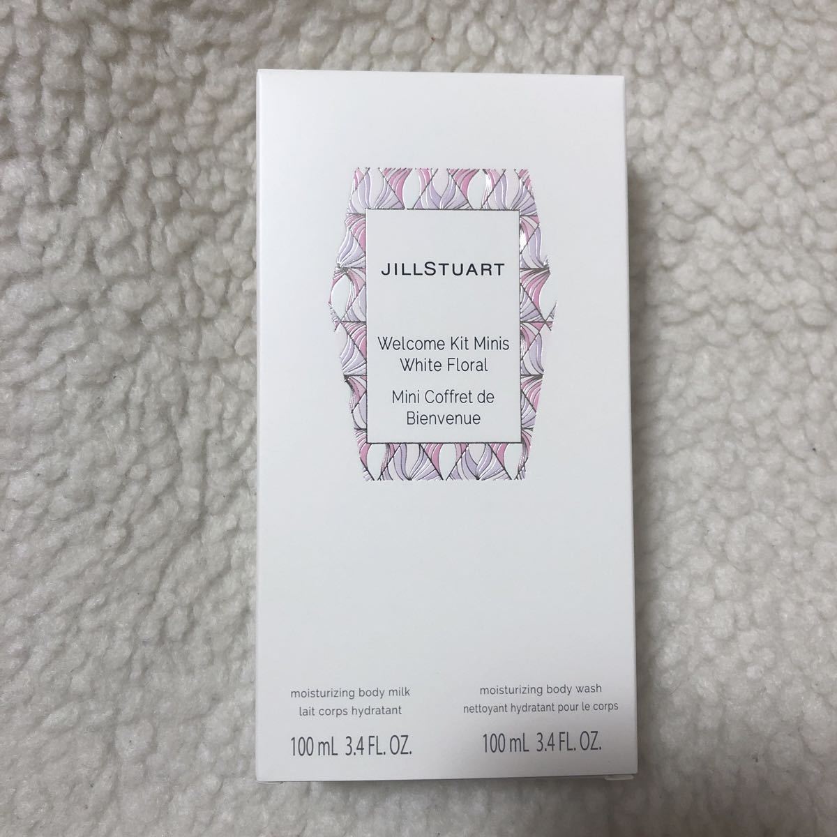 * price decline! new goods unopened not for sale paper bag attaching Jill Stuart white floral shower gel & body milk each 100ml body washing Point exchange 