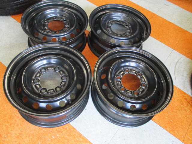 HS 15x6J 6H スチールホイール 4本新品_画像8