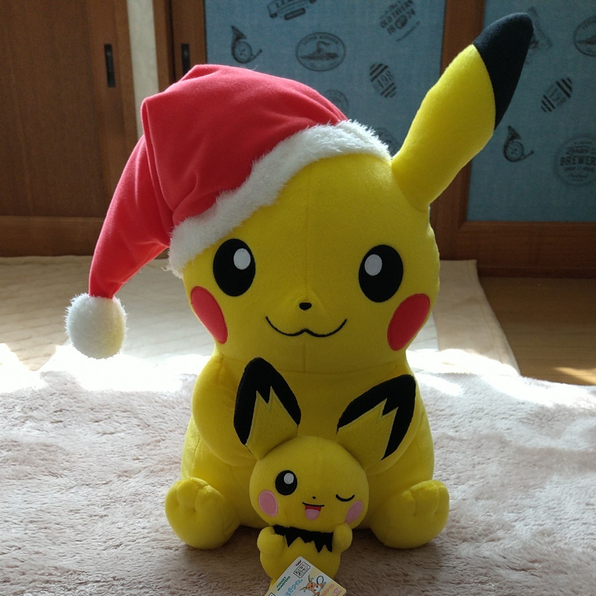 Paypayフリマ 美品 クリスマスピカチュウ めちゃでかぬいぐるみ サン ムーン ピチュー くつろぎタイム Paypayフリマ 美品 クリスマスピカチュウ めちゃでかぬいぐるみ サン ムーン ピチュー くつろぎタイム