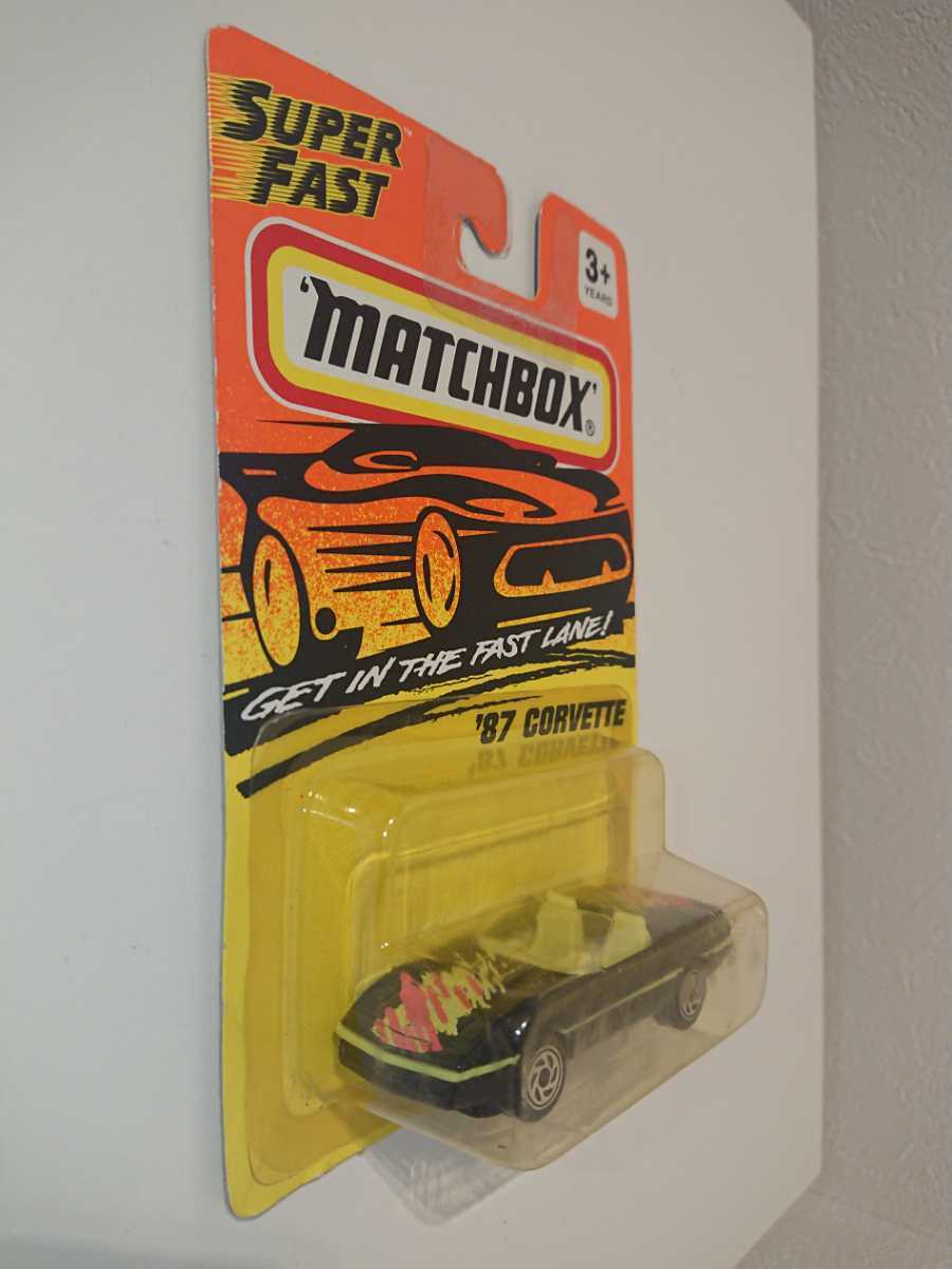 MATCHBOX '87 CHEVROLET CORVETTE USDM CHEVY マッチボックス シボレー コルベット ネオンカラー ホットロッド ローライダー 1/64 80s 北米_画像5