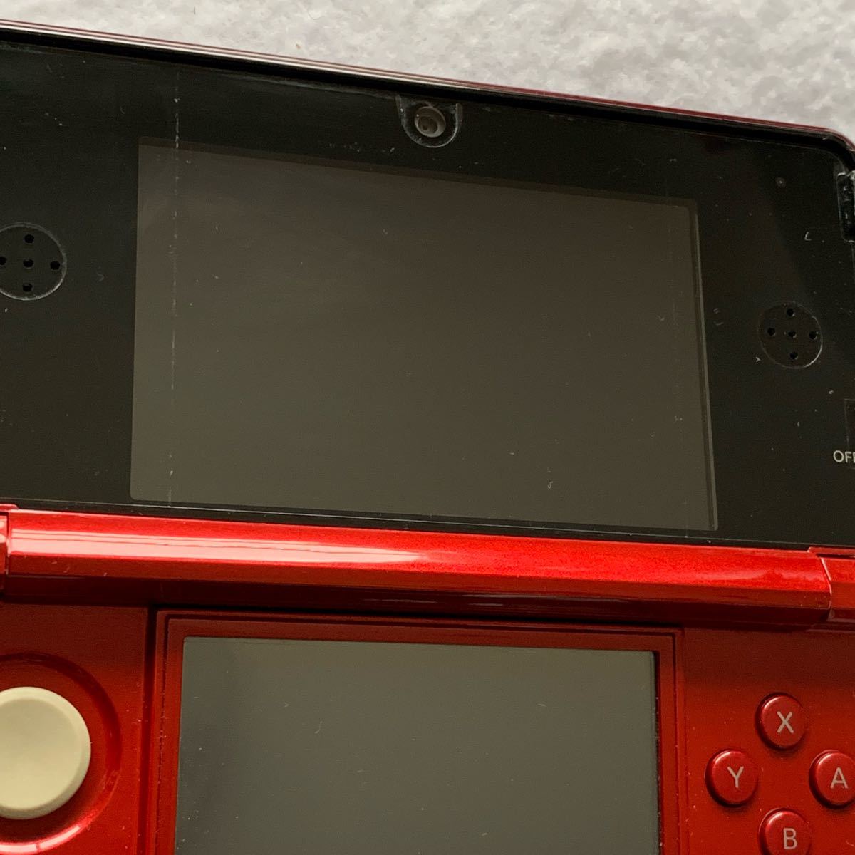 ニンテンドー 3DS フレアレッド 本体 タッチペン 充電器 SDカード セット 3714 ソフトつき