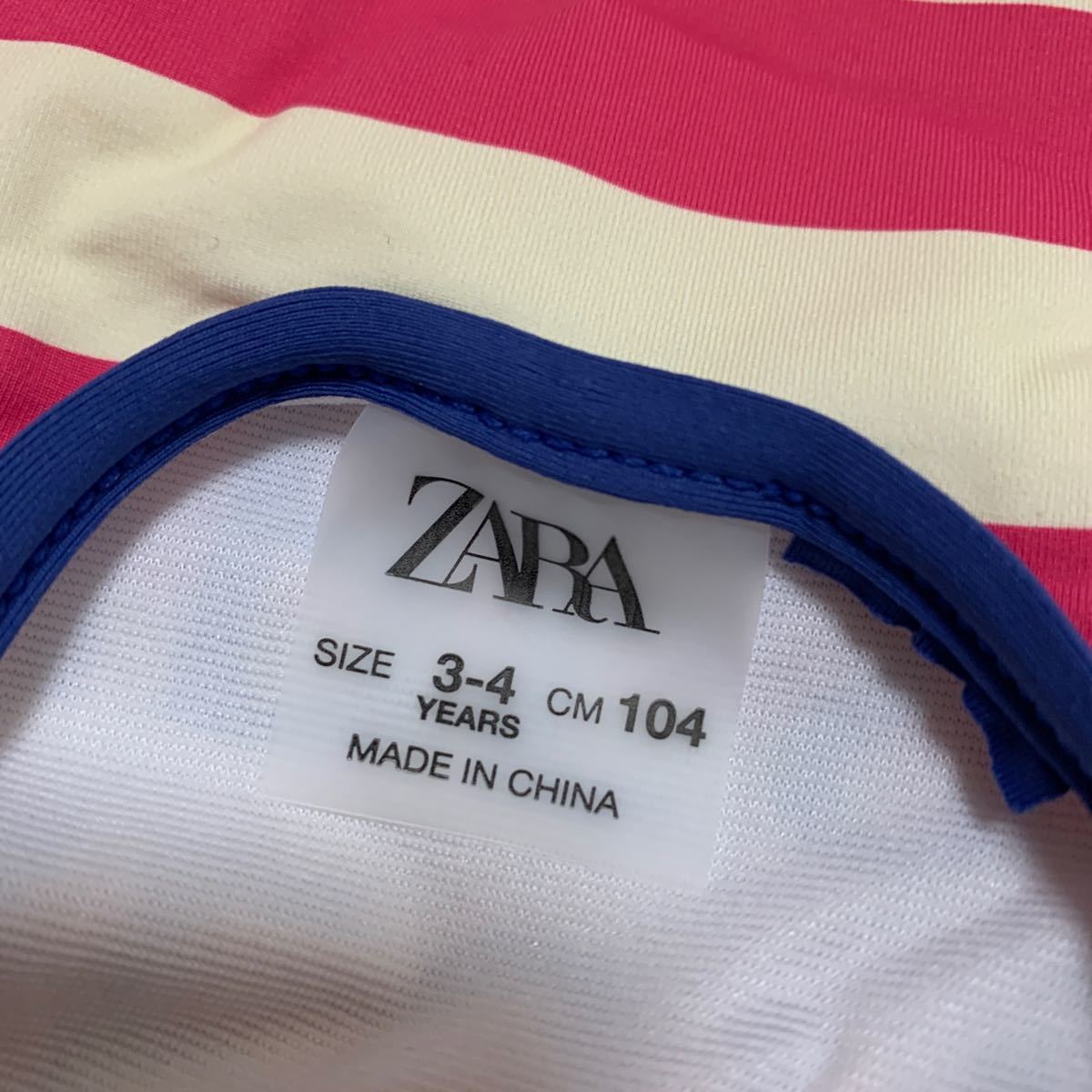 Paypayフリマ Zara 子供 女の子 水着 未使用 3 4years 104cm