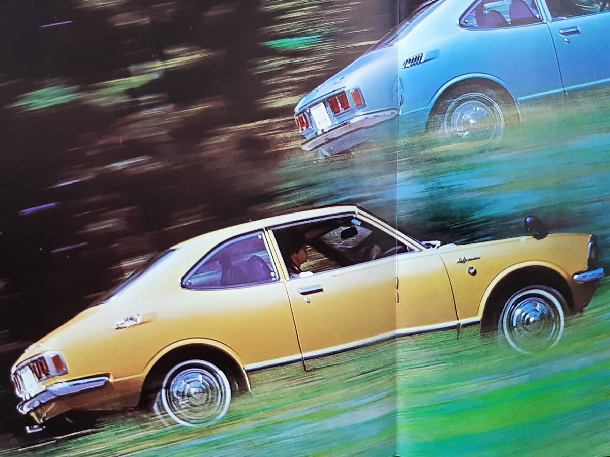 トヨタ スプリンター 2ドア 1400 SL/HI-DELUXE 1200SL 1970年代 当時物カタログ！☆ Toyota Sprinter TE25/KE25 国産車 絶版 旧車カタログ_画像6