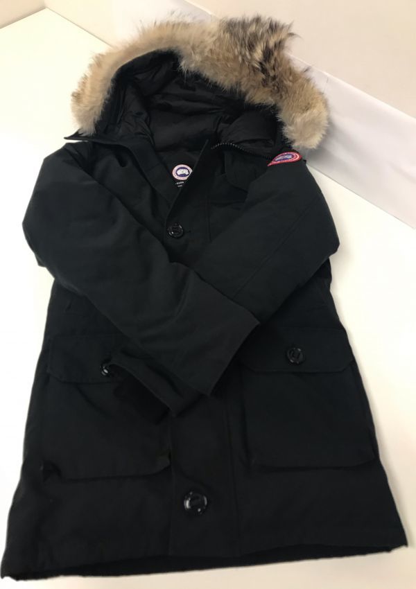 θ【美品】CANADA GOOSE/カナダグース ブルックフィールド ダウンジャケット 2300JM ブラック メンズ Sサイズ 本体のみ S18161043984_画像1