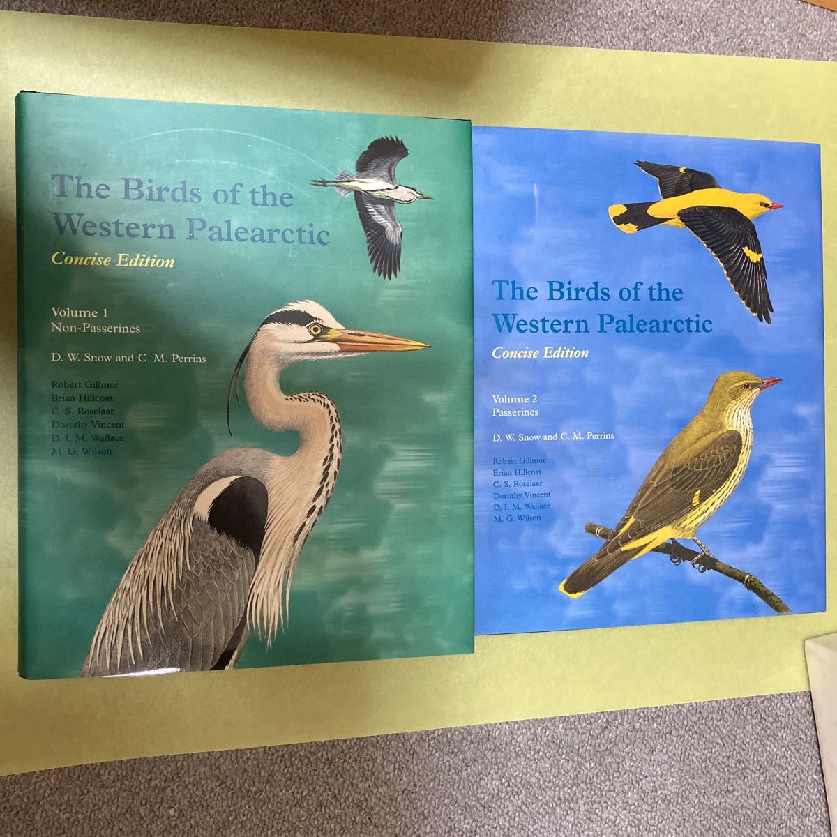 ◎野鳥の英語本　The Birds of the Western Palearctic: Concise Edition 2冊組み_画像2