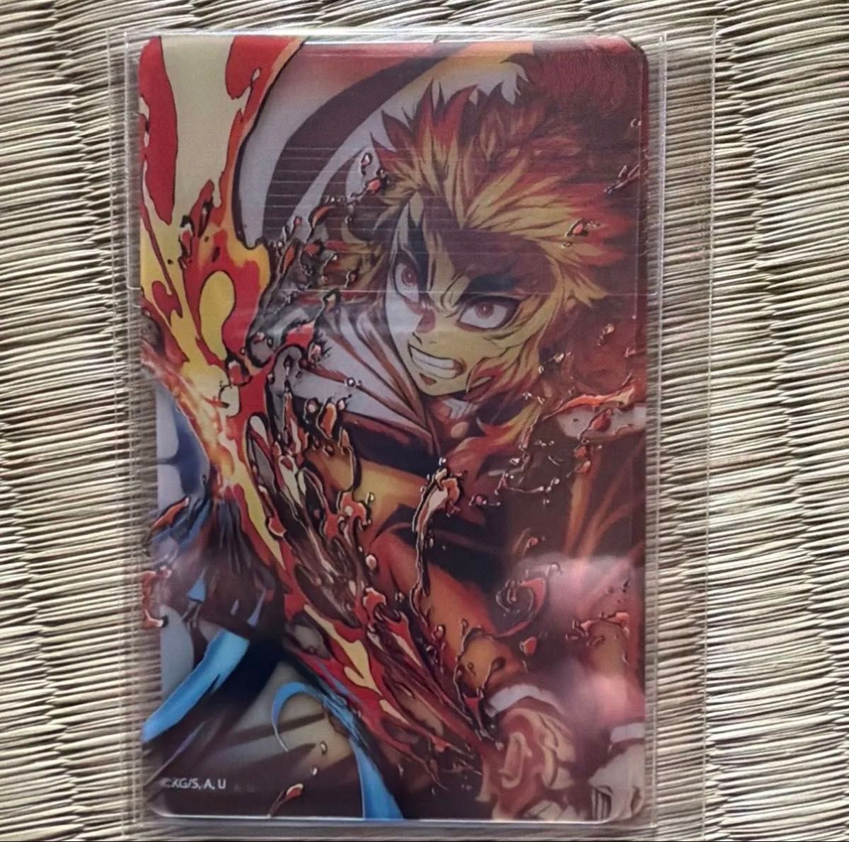 鬼滅の刃 煉獄杏寿郎 レイヤードクリアカード&箔押しチェキ風&その他