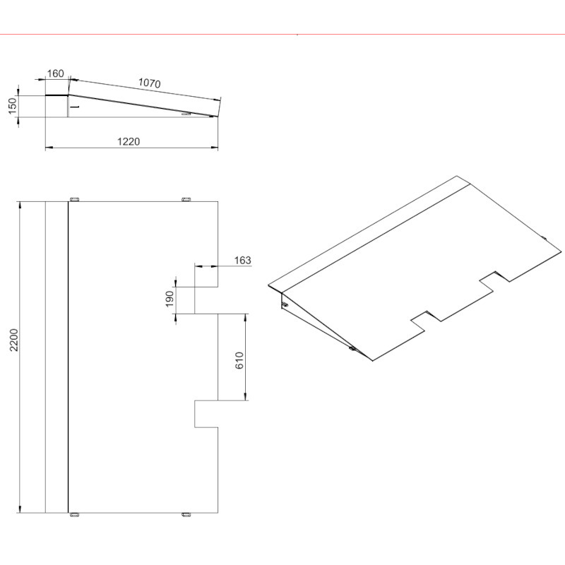  container slope load 6000kg slope width 2200mm length 1250mm 6t CRN6 step difference leveling slope van person g loading forklift direct put 