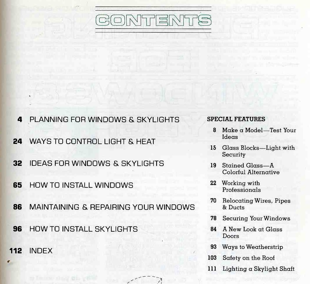 【d9447】1988年 Windows & Skylights - Design Ideas・Installation・Repairs [Sunset]_画像2