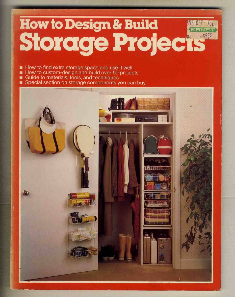【d9449】1983年 How to Design & Remodel - Storage Projects （ストレッジの具体例）_画像1