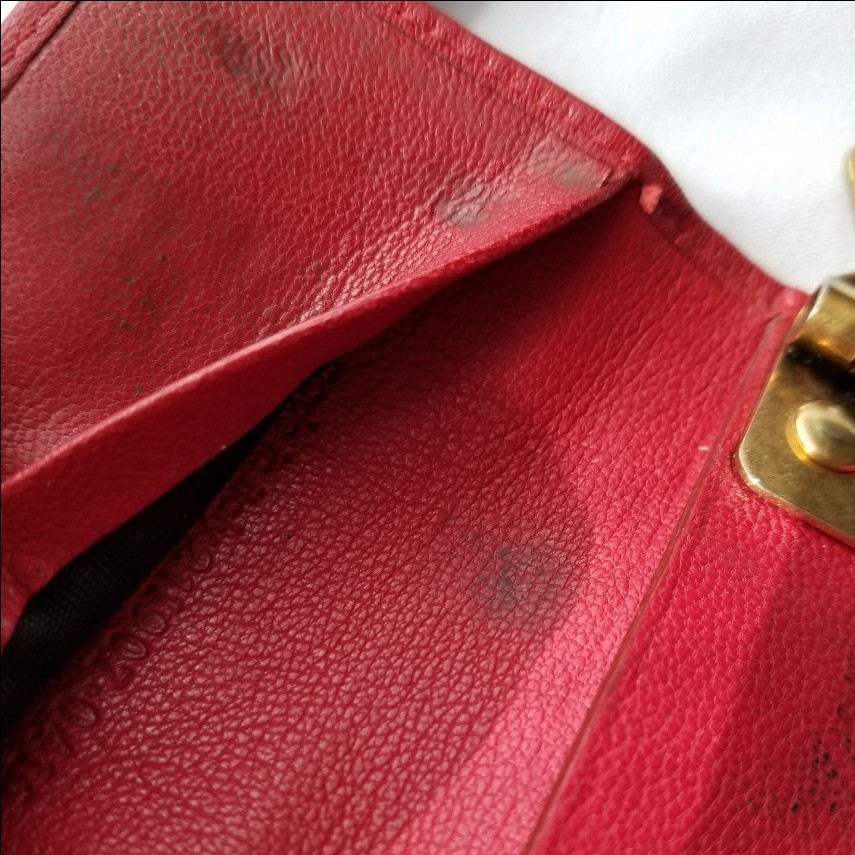 サンローラン 6連 キーケース レザー レッド 赤 YSL