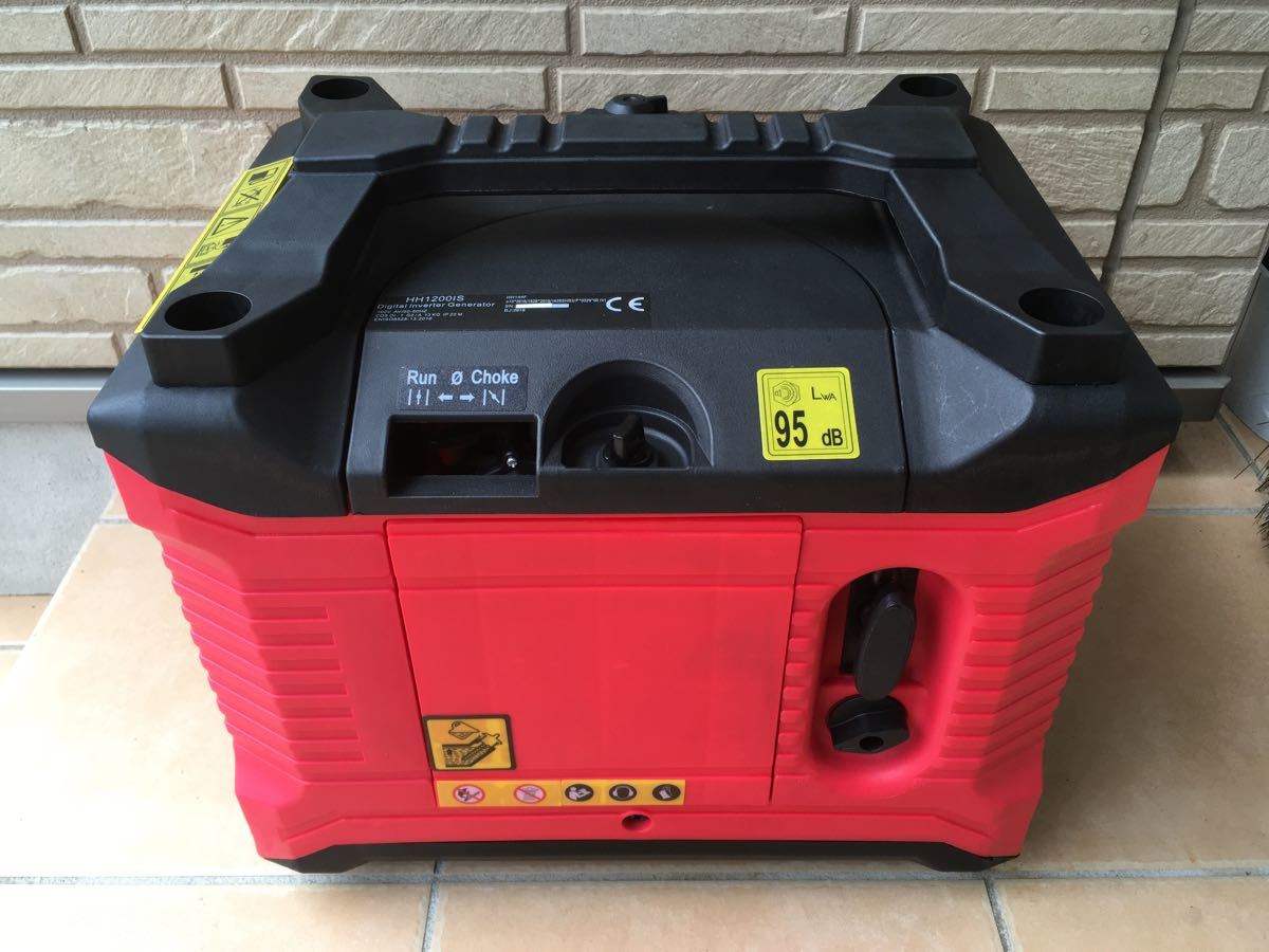 デジタルインバーター発電機 HH1200IS 新品同様 始動確認済み デジタルインバーター発電機 HH1200IS 新品同様 始動確認済み