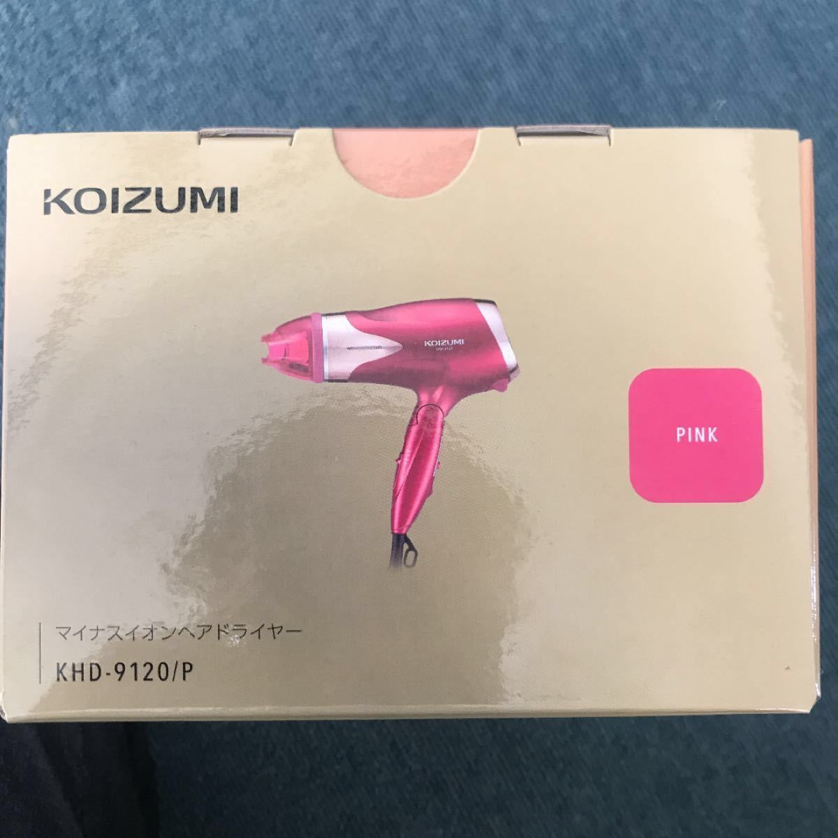 KOIZUMI マイナスイオンヘアドライヤー KHD-9120/P