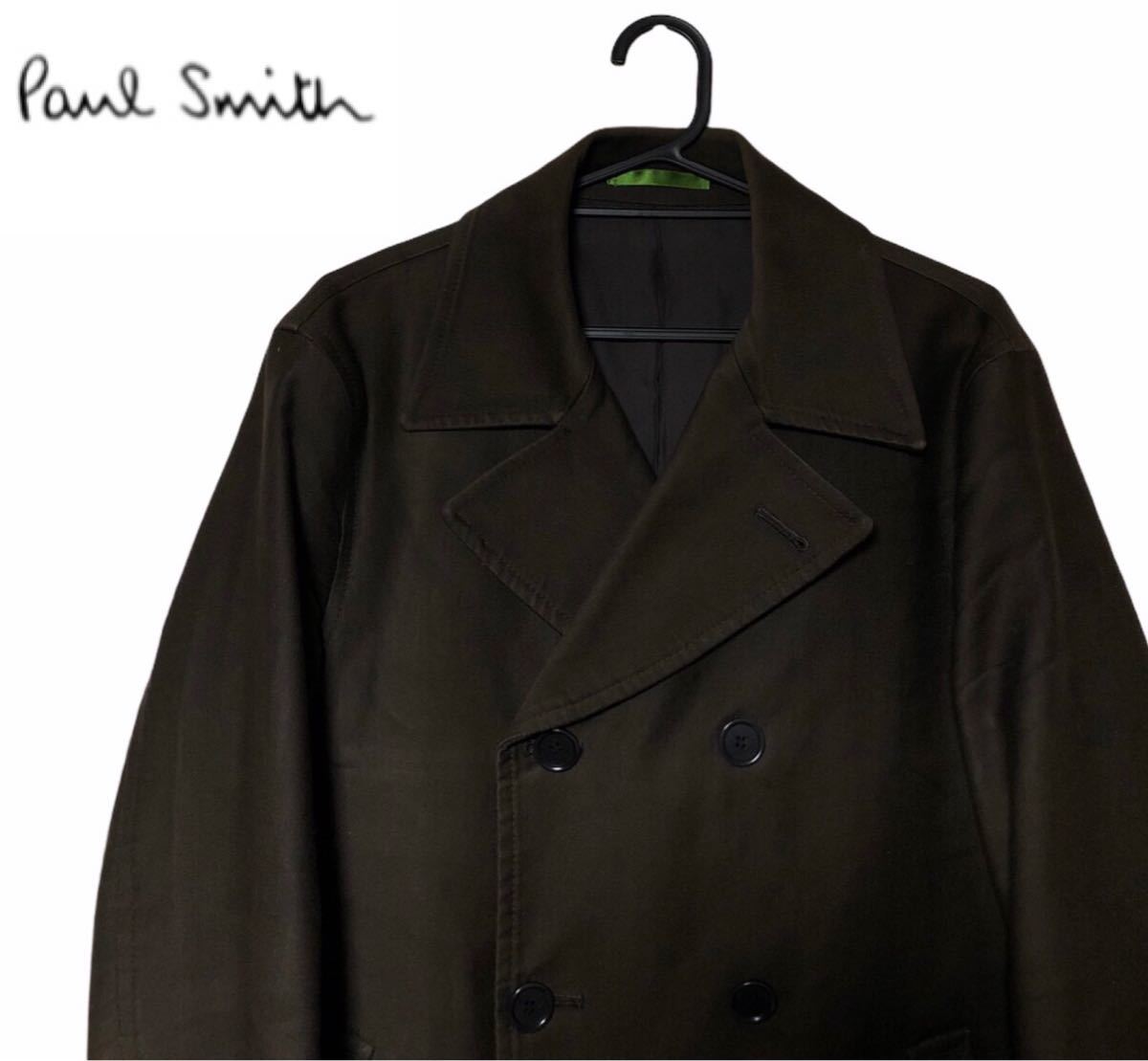 Paypayフリマ ポールスミス ロンドン Paul Smith Pコート ジャケット カーキ Paypayフリマ ポールスミス ロンドン Paul Smith Pコート ジャケット カーキ