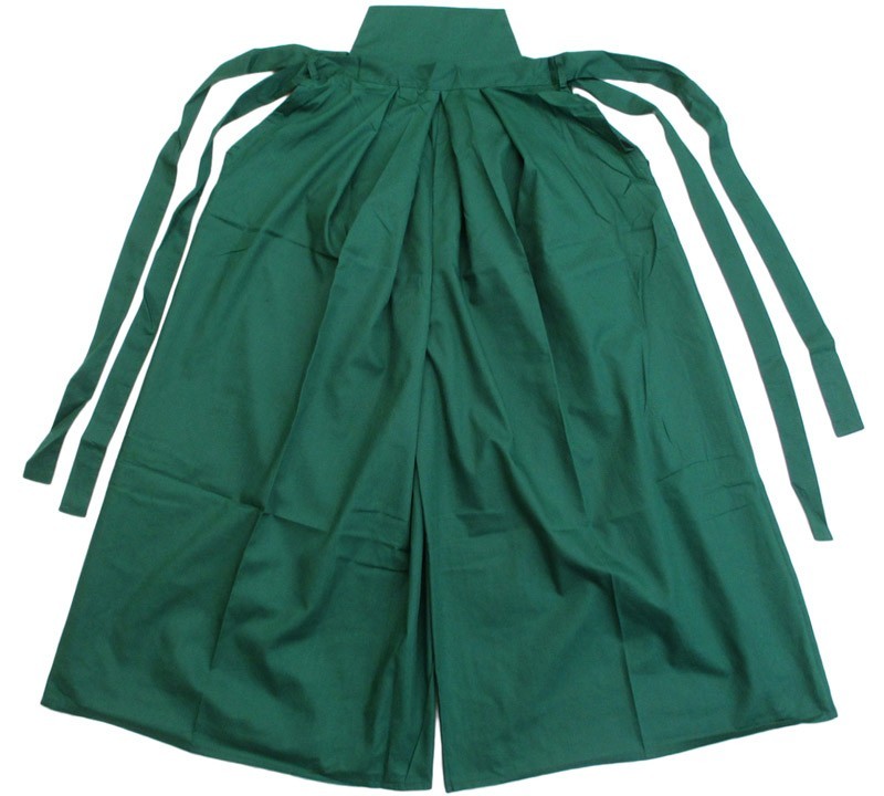 カラー袴 緑 時代劇衣装 カラー着物対応_画像5