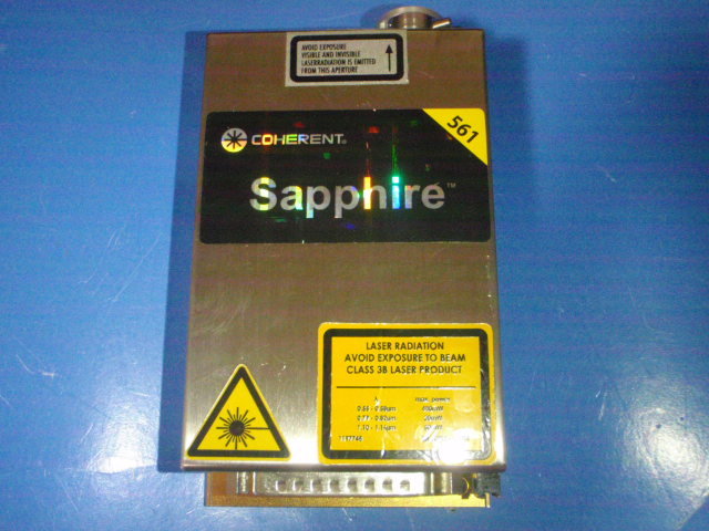 COHERENT-1 COHERENT company manufactured continuation departure . small size possible . laser SAPPHIRE 561-50 CW CDRH