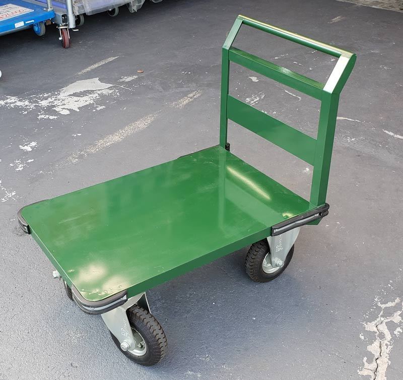 発送 / 引取限定・大阪】台車 スチール固定ハンドル台車 空気 発送 / 引取限定・大阪】台車 スチール固定ハンドル台車 空気