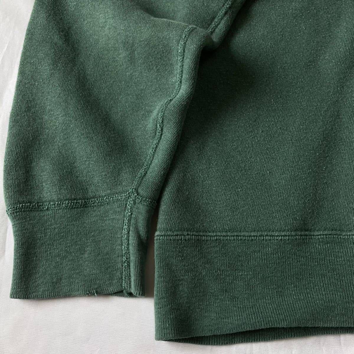 美品 貴重 大きめサイズ L ビンテージ vintage パーカー parka 緑 グリーン green 50's 60's 無地_画像7