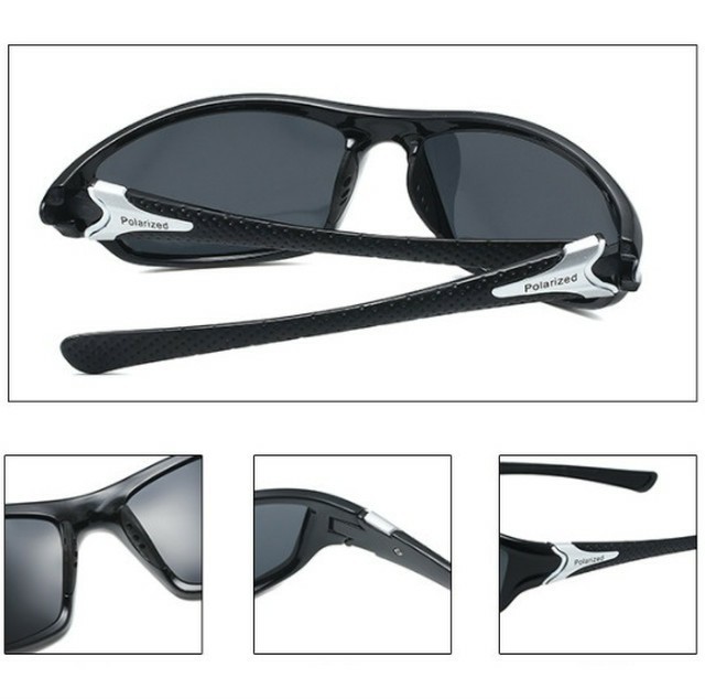 新品 送料込み ラグジュアリー ライディングメガネUV400 スポーツサングラス黒