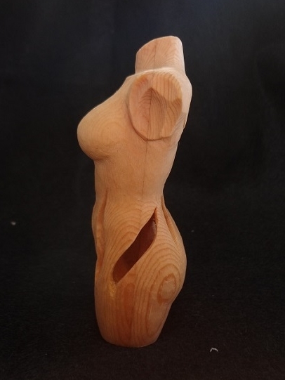  exhibitior work [..] original tree sculpture art toruso.. art art woman hand made pine hand carving sculpture 