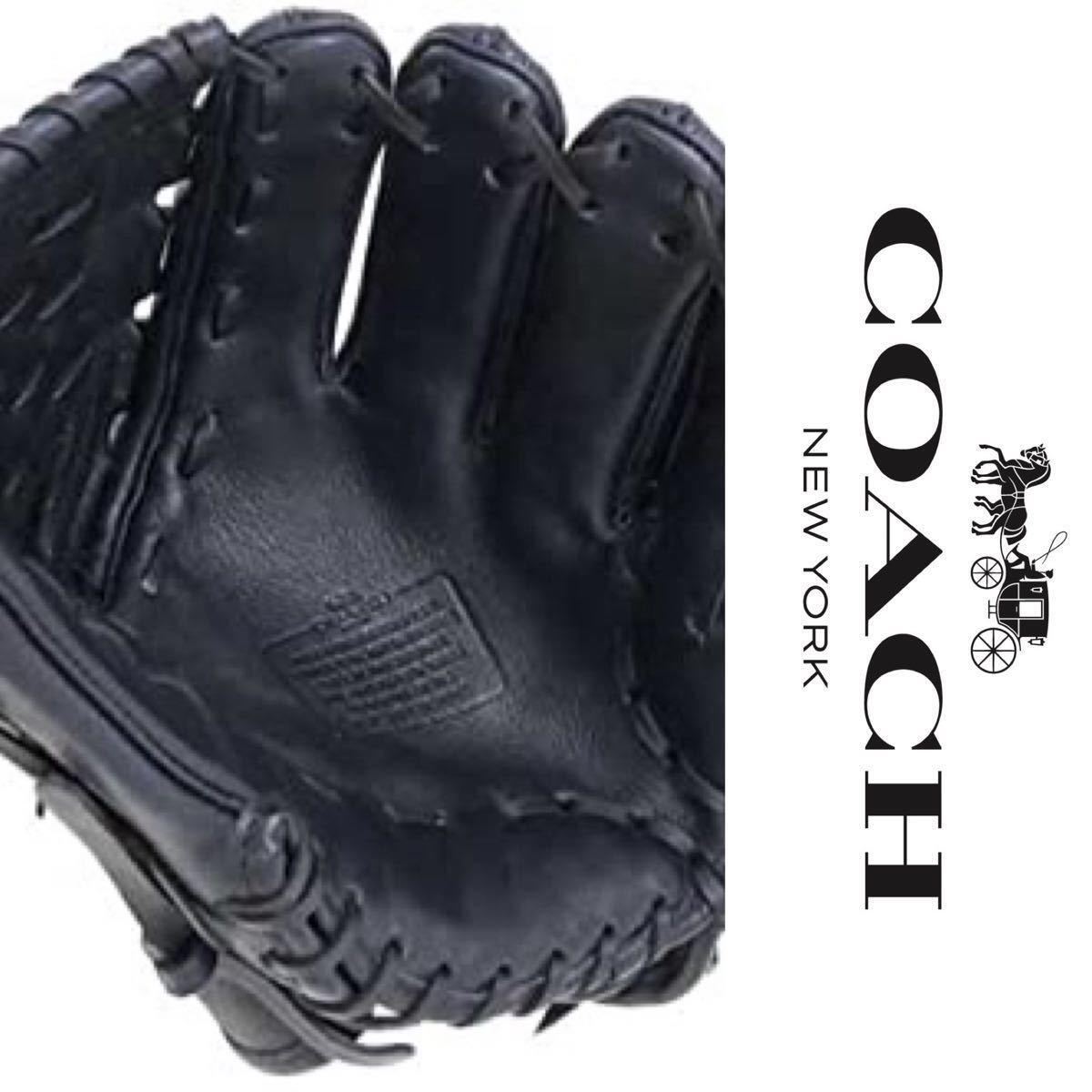 国内外の人気! coach ベースボール ball コーチ 野球 グローブ base