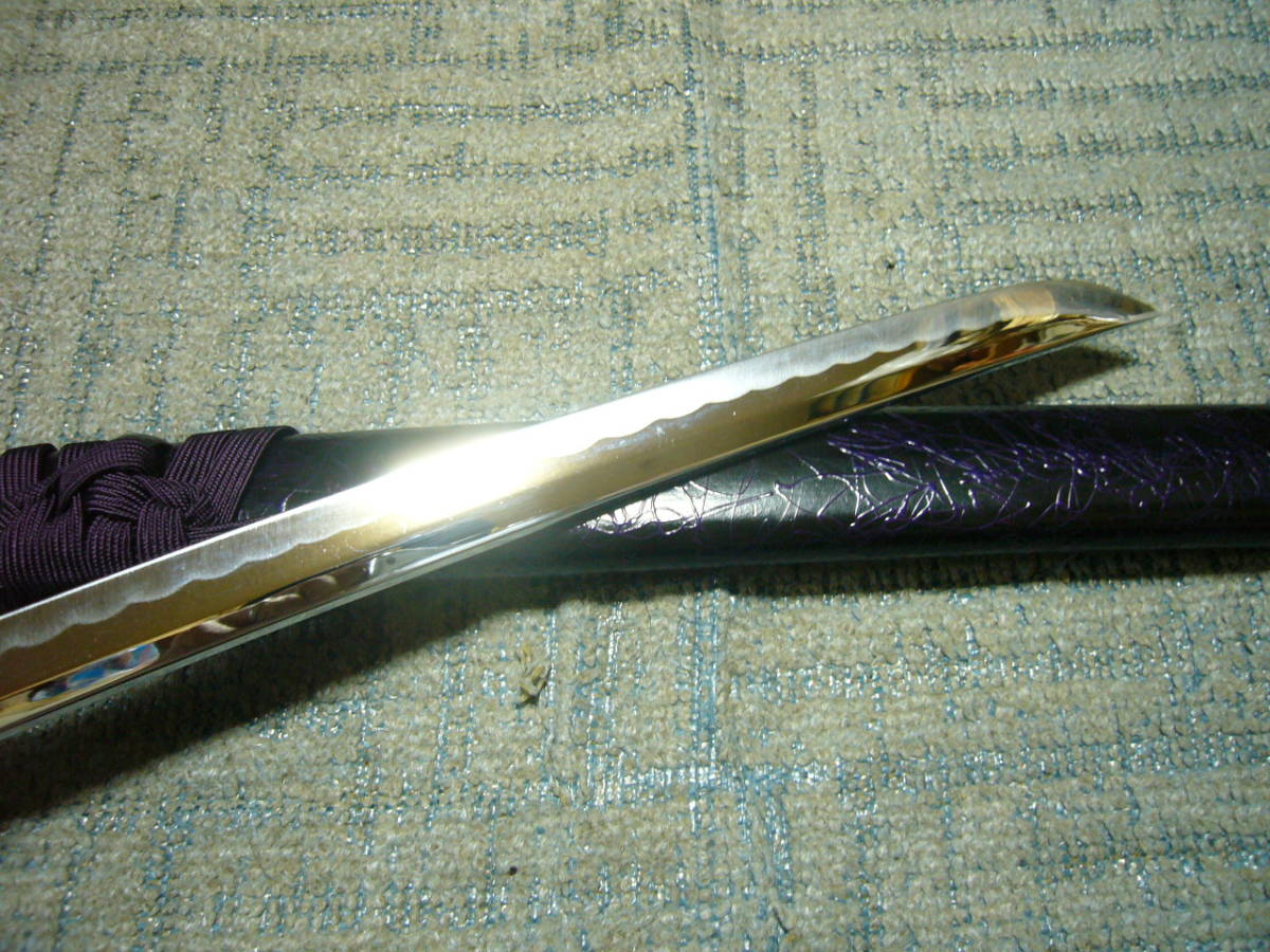 ◆美品 模造刀 紫 日本刀 居合_画像8