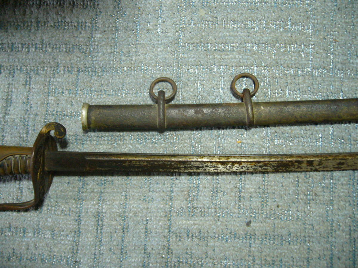 ◇指揮刀 軍刀 サーベル 旧日本軍 儀礼刀 二環吊 72cm ◇指揮刀 軍刀 サーベル 旧日本軍 儀礼刀 二環吊 72cm
