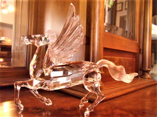 スワロフスキー ヴィンテージ クリスタルガラス SCS 1998年 ペガサス