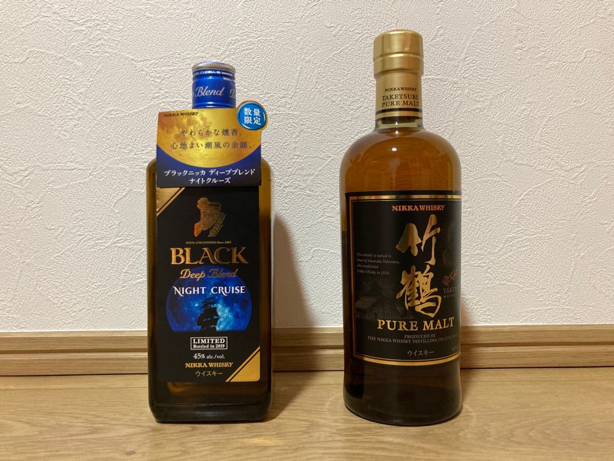 NIKKA】竹鶴 ピュアモルト ブラックニッカ ディープブレンド ナイト