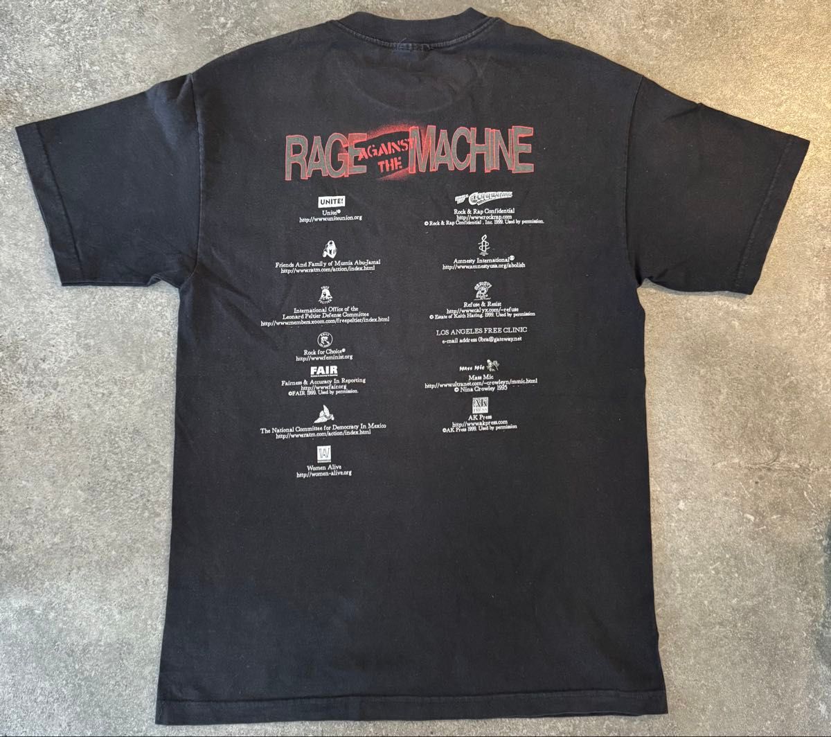 激レアバンドT】Rage Against the Machine 2000年 ツアーTシャツ 