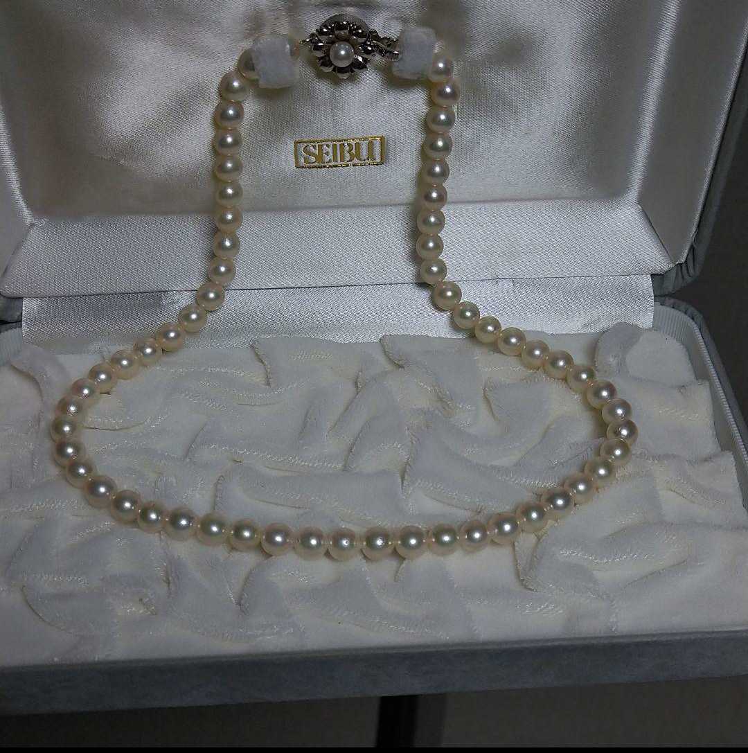 日本に 【西武百貨店で購入】真珠のネックレス - レディース 