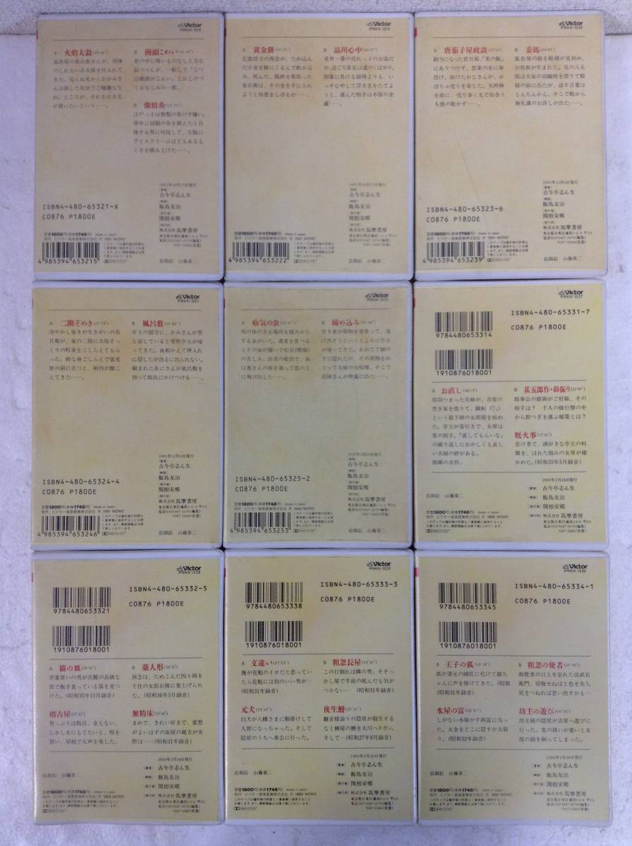 **B114 Chikuma cassette . seat old now ... raw cassette tape 9 pcs set **