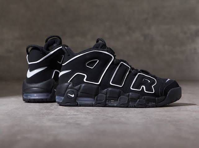 2020 26cm US8 NIKE AIR MORE UPTEMPO BLACK WHITE エアモアアップ