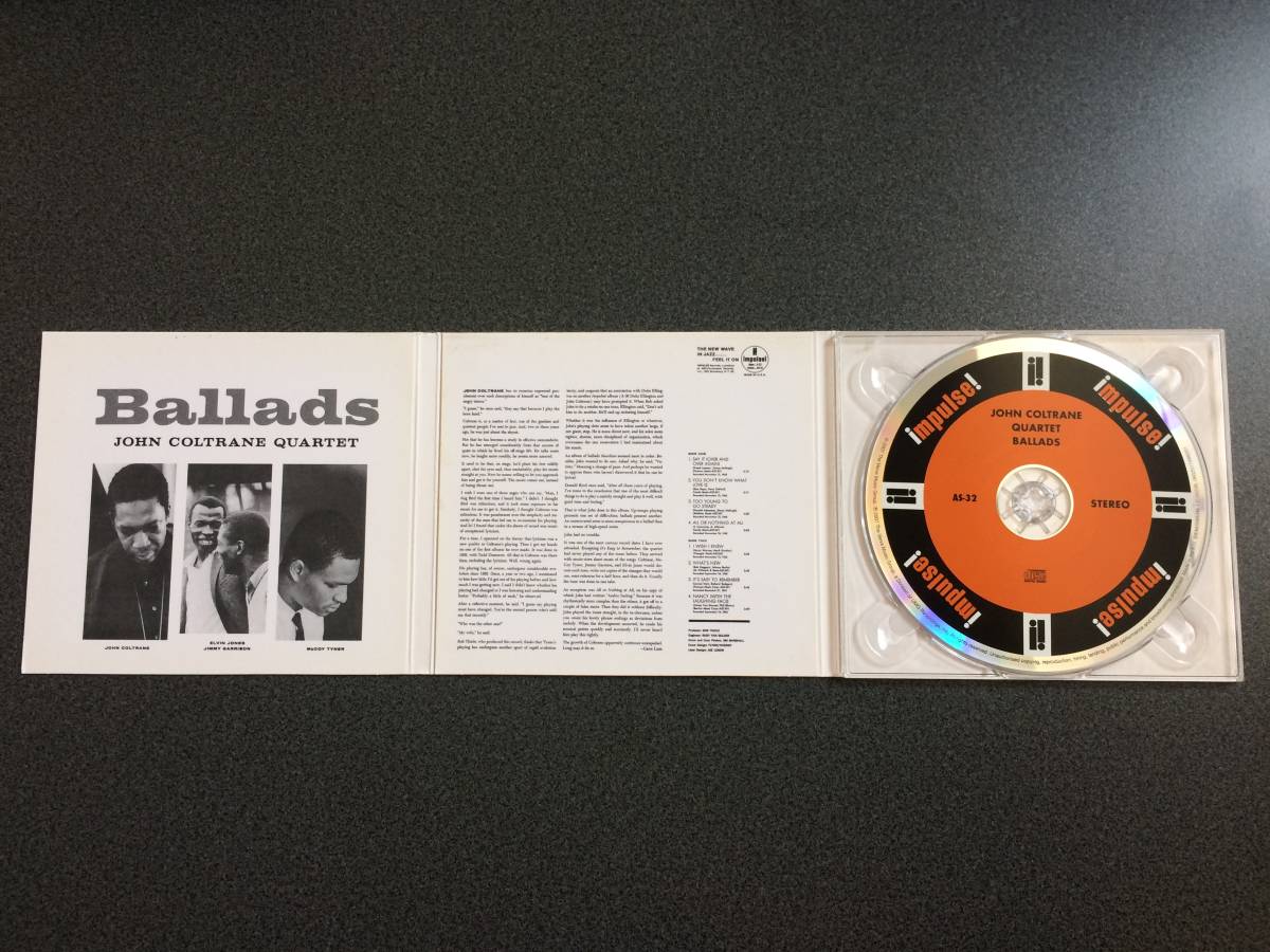 ★☆【CD】BALLADS / ジョン・コルトレーン JOHN COLTRANE QUARTET【デジパック】☆★_画像4
