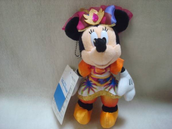 【即決】TDS ディズニー　 2012年　サマーオアシス　ミニー　ぬいぐるみバッジ　ぬいば_画像1